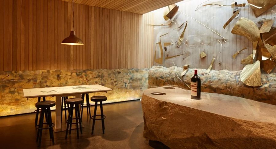 The cellar at VIK, in stone and wood