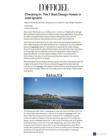 L’Officiel.com, March 2020