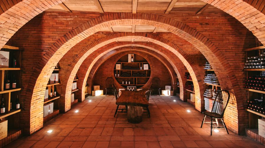 La Cava, the wine cellar at Estancia Vik