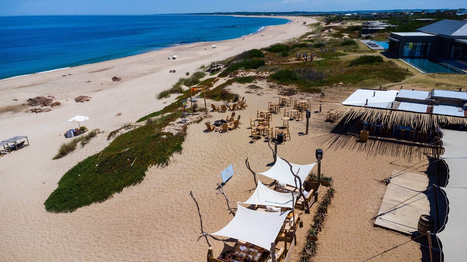 La Susana on Playa Mansa, from above
