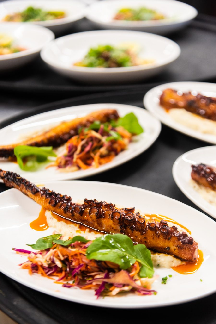 Plated dishes from the kitchen at La Susana