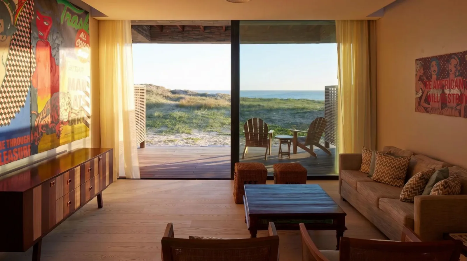 A corten bungalow in the dunes