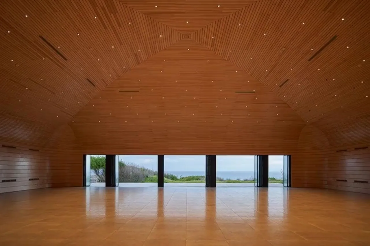 The hall under its skylights
